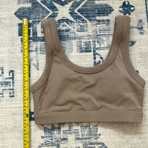 Alo Yoga Ribbed Bra (with removable cups)